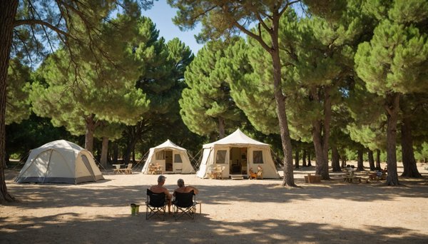 Le confort d'un camping naturiste 4 étoiles en provence